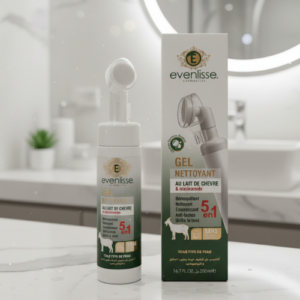 جل منظّف للوجه بحليب الماعز والنياسيناميد – 5 في 1 Evenlisse
