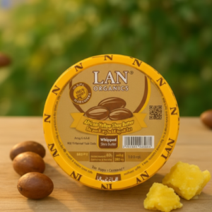 زبدة الشيا الصفراء الإفريقية العضوية