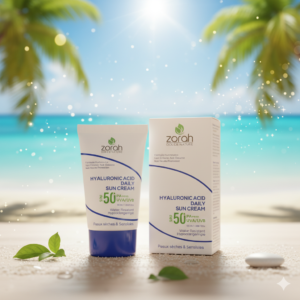 واقي الشمس Zorah Hyaluronic Acid Daily Sun Cream SPF 50