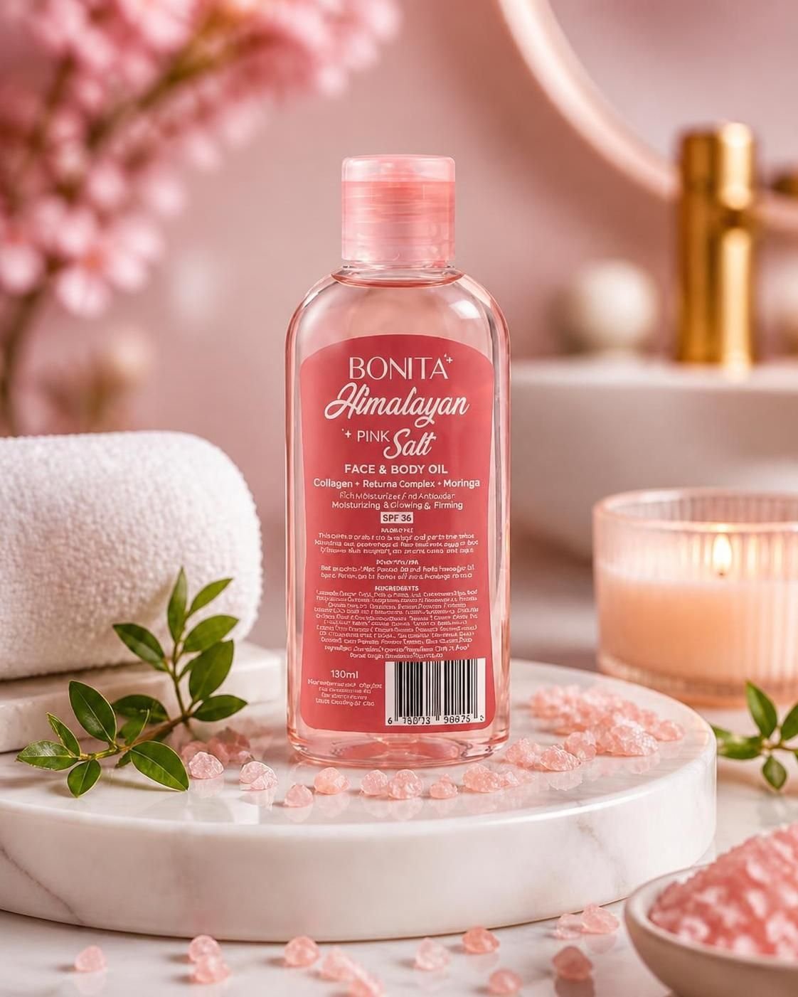 Bonita Himalayan Pink Salt Face & Body Oil SPF 30
